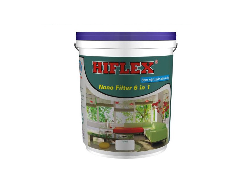 Sơn nội thất siêu bóng 6 in 1 - Hiflex 